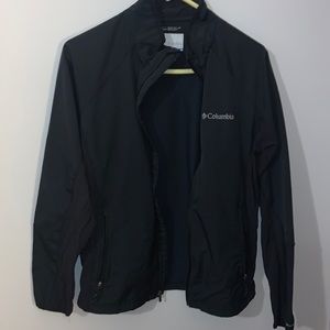 Black Columbia rain jacket
